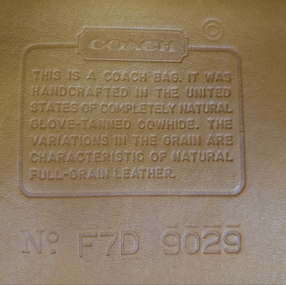 Coach ORIGINALS Large Ergo Flap Bag In Mustard #9029 - Picture 10 of 15